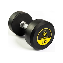 Hasgym 10 Kg Kauçuk Kaplı Profesyonel Olimpik Dumbbell Dambıl