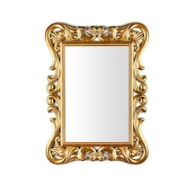 Dekoratif Küçük Kare Ayna Gold 54 67 Gold