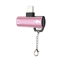 Ally Lightning to Dual Lightning Dönüştürücü Adaptör Rose Gold