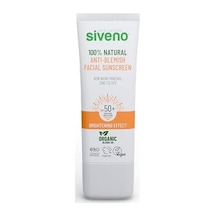 Siveno%100 Doğal Yüz Güneş Kremi Leke Karşıtı Aydınlatıcı Mineral Filtre Uva Uvb Spf 50+ 30 Ml 84621589