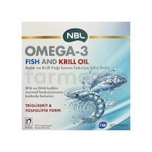 Nbl Omega-3 Fish And Krill Oil 100 Kapsül