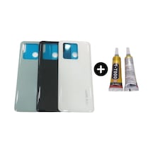 Redmi K60 Ultra Uyumlu Arka Pil Kapağı Beyaz + B7000 Çok Renkli