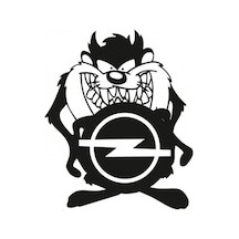 2 Adet Opel Taz Komik Araba Sticker Yapıştırma