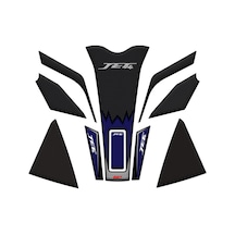 GP Kompozit SYM Jet 14 2017-2024 Uyumlu Tank Pad Seti Mavi