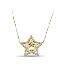 Çgk Çiğdem Gürel Kuyumculuk Yıldız Altın Kolye 14k Gold