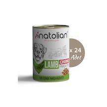 Anatolian Premium Kuzulu Parça Etli Yetişkin Köpek Konservesi 24 X 400 G
