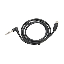 Yifomall 1.5m Mıdı Din 5pin Ve 6.35mm Erkek Bağlantı Kablosu - 90 Derece Eğimli, Dayanıklı, Elektronik Piyano Ve Klavye İçin Ses Aktarımı