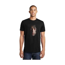 Mr Robot 2 Baskılı Siyah Erkek Tshirt