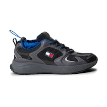 Tommy Hilfiger Tjm Runner Mıx Materıal Siyah Erkek Sneaker 000000000102265756 Siyah