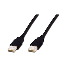 USB 2.0 Bağlantı Kablosu, USB A Erkek - USB A Erkek, 3 metre, AW