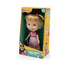 Masha & Koca Ayı Kıyafetleri Değiştirilebilen Masha Bebek Doğum Günü Bebeği - 23 Cm - Model 2