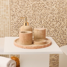 Bath 5'li Banyo Seti - Traverten Çok renkli