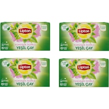 Lipton Yumuşak İçim Bardak Süzen Poşet Yeşil Çay 20'li Paket X 4 Adet