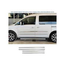 Ebal Otomotiv VW Caddy Krom Yan Kapı Çıtası 4 Parça 2004-2015 P. Çelik