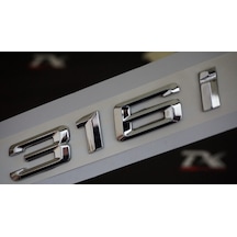 Dk Tuning Bmw 316i Bagaj Krom Metal Yazı Logo Arma
