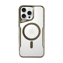 Aklow Akyoleticaret Apple iPhone Uyumlu 16 Pro Kılıf Boyi Magsafe Silikon Kapak - Desert Çok Renkli