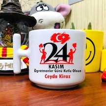 24 Kasım Öğretmenler Günü Kutlu Olsun Latte Fincanı