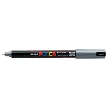 Uni Posca Pc-1mr Boyama Markörü 0.7 Mm Metalik Gümüş Renk