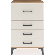 Arges Komodin 4 Çekmeceli 60x30x96 Çam-aytaşı Atlas Çam
