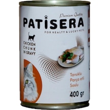 Patisera Tavuklu Konserve Yetişkin Kedi Maması 12 x 400 G