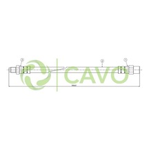 CAVO C800470A Fren Hortumu Arka 7 Berlina E38 88