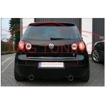 Volkswagen Golf 5 Krom Bagaj Alt Çıta Formlu 2005-2009 Paslanmaz N11.5040