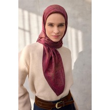 Silk Home Viskon Velora Eşarp Dört Mevsim Karma Desen Vişne 90x90 Çok Renkli