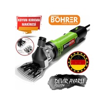 Böhrer Bhkkm05 Pross 1350 W 6 Kademeli Koyun Keçi Kırpma Kırkma Bakır Sargılı Elektrikli Koyun Kesme Makası Makine
