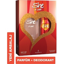 She Is Love Kadın Parfüm EDT 50 ML + Deodorant 150 ML