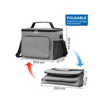 Ayarlanabilir Omuz Askılı Yalıtımlı Öğle Yemeği Kutusu, Erkekler Ve Kadınlar İçin Yeniden Kullanılabilir Gıda Sınıfı Öğle Yemeği Çantası, Açık Hava Maceraları İçin Sızdırmaz Soğutucu Çanta Çok Renkli