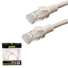 Gabble Gab-c610 10mt Cat6 Patch Kablo Beyaz Gabble Gab-c610 10mt Cat6 Patch Kablo Beyaz