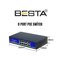8 Port Poe Switch Kd0820