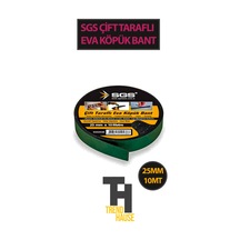 Sgs Çift Taraflı Eva Köpük Bant 25mmx10mt