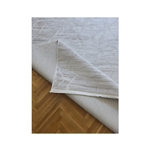Badelya Home London 001 Krem Bej Bambu Akrilik Yumuşak Modern Özel Kesim Salon Koridor Halısı 002-krem/bej