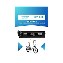 Arora Kıev Uyumlu Batarya 36v 8ah Elektrikli Bisiklet Bataryası Siyah