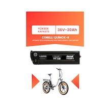 Corelli Quinox-s Uyumlu 36v 20ah Elektrikli Bisiklet Bataryası Siyah