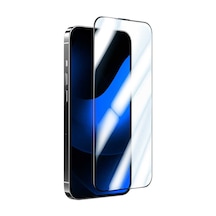 Benks iPhone Uyumlu 14 Pro Benks Warrior Sapphire Coating Gorilla Glass-2 Sertifikalı Cam Ekran Koruyucu  BENKS-İP14PRO-SAPPHİRE Siyah