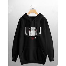 Macklin Unisex Kadın Erkek Uchiha Itachı Anime Karakter Baskılı Sweatshirt Siyah Mck0911 Siyah