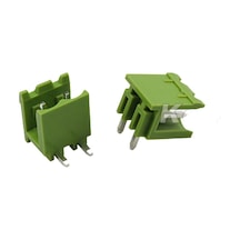 2 Pin Geçmeli Klemens 90' Erkek 5.08mm Yeşil