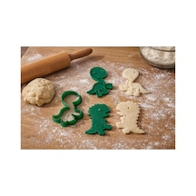 Çocuklara Özel Dinozor Kurabiye Kalıbı 2 Li Set 8 Cm