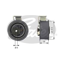 GATES T43019 TRİGER EKSANTRİK GERGİ RULMANI GOLF IV BORA POLO PAS