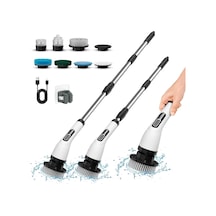 9&amp Apos U 1 Arada Çok Amaçlı Kablosuz Şarjlı Temizlik Fırçası Ip67 Yıkanabilir Başlık Bx40