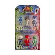 Pjmasks Pijamaskeliler Connor Greg Amaya Romeo Ninja Luna Oyuncak 6lı Karakter Seti 10 Cm
