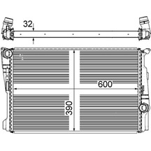 Motor Su Radyatoru Mekanık Sanz. Bmw F25 Premıum Lıne 17118623368-17117823567