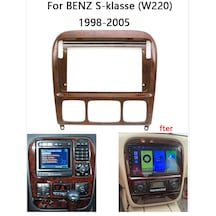 Foxus Mercedes Benz 2002 2004 C-class/ 2002 2006 Benz Clk-class Kahverengi 4gb Ram 64gb Hafıza Android Dokunmatik Ekran Oto Teyp - Carplay Wifi Gps Bluetooth Kamera Destekli Oem Netflix