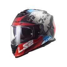 Ls2 Storm Sprınter Kask Siyah-Kırmızı-Tıtanıum