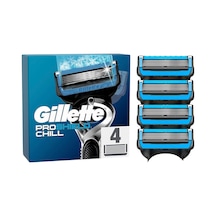 Gillette Fusion Proshield Chill 4lü Yedek Tıraş Bıçağı, Soğutucu Şeritli,