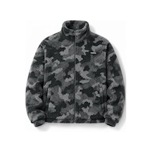 Genius Store Oversize Peluş Erkek İçi Polarlı Tam Fermuarlı Sherpa Sonbahar Kış Kadın Polar Sweatshirt Oversıze-pelus Antrasit