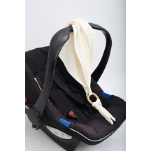 Luckka Çok Amaçlı Müslin Oyuncak , Diş Kaşıyıcı , Puset Oyuncağı , Emzik Tutacağı , Fular - Ztcrınkletoy Krem