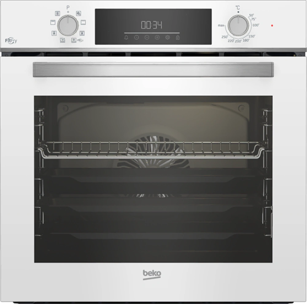 Beko BFC 432 B FitFry Beyaz Ankastre Fırın Beko BFC 432 B FitFry Beyaz Ankastre Fırın